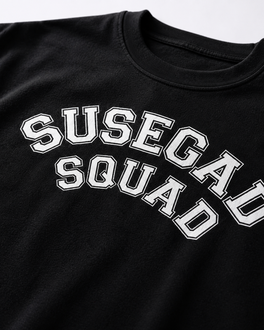 Susegad Squad – Black Label - Ultra Premium Oversized tee - HD Print
