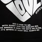 Goa is Love Puffed Heart Unisex Oversized t-shirt - Black