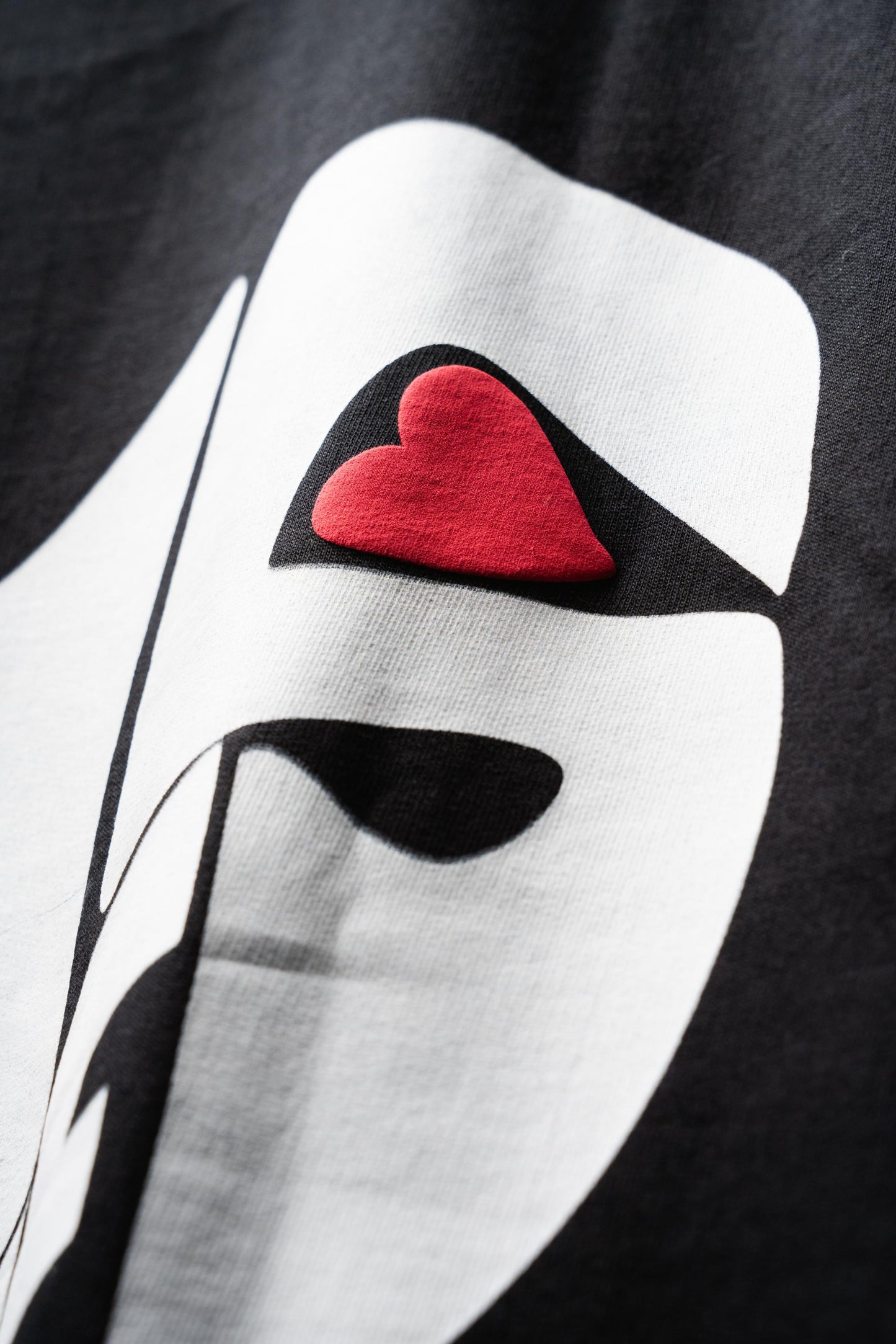 Goa is Love Puffed Heart Unisex Oversized t-shirt - Black