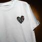 Goa is Love Puffed Heart Unisex Oversized t-shirt - White