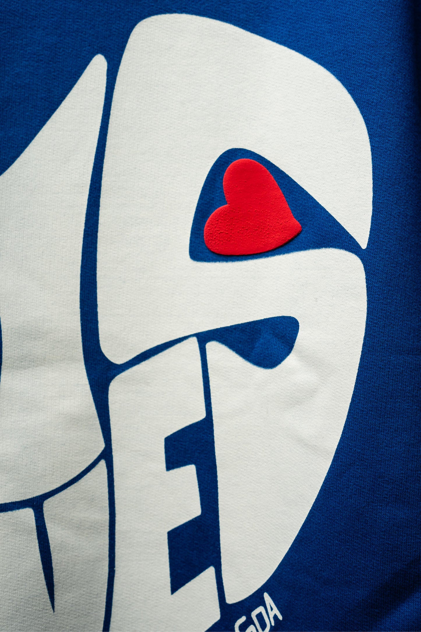Goa is Love Puffed Heart Unisex Oversized t-shirt - Royal Blue