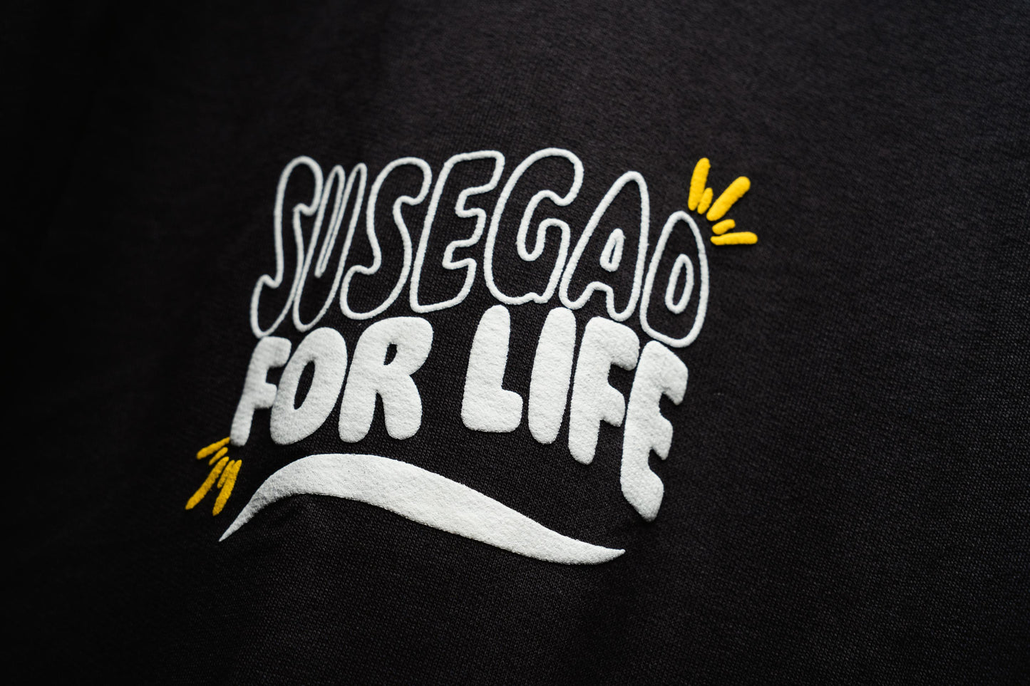 Ultra Premium Susegad For Life Tee – Dark Grey | Puff Print Unisex Fit