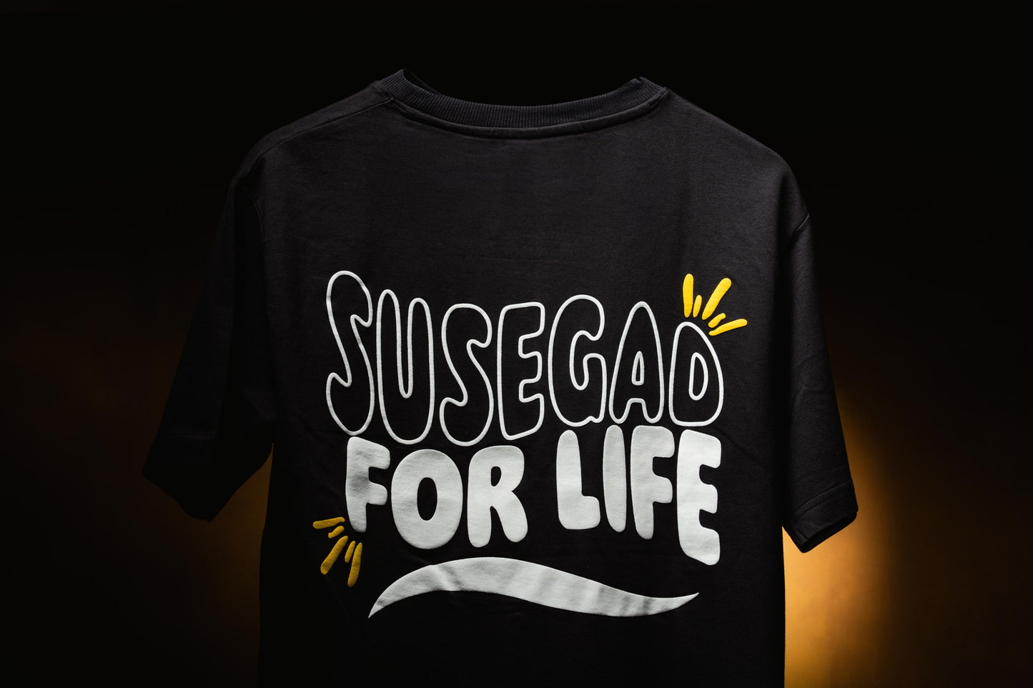 Ultra Premium Susegad For Life Tee – Dark Grey | Puff Print Unisex Fit