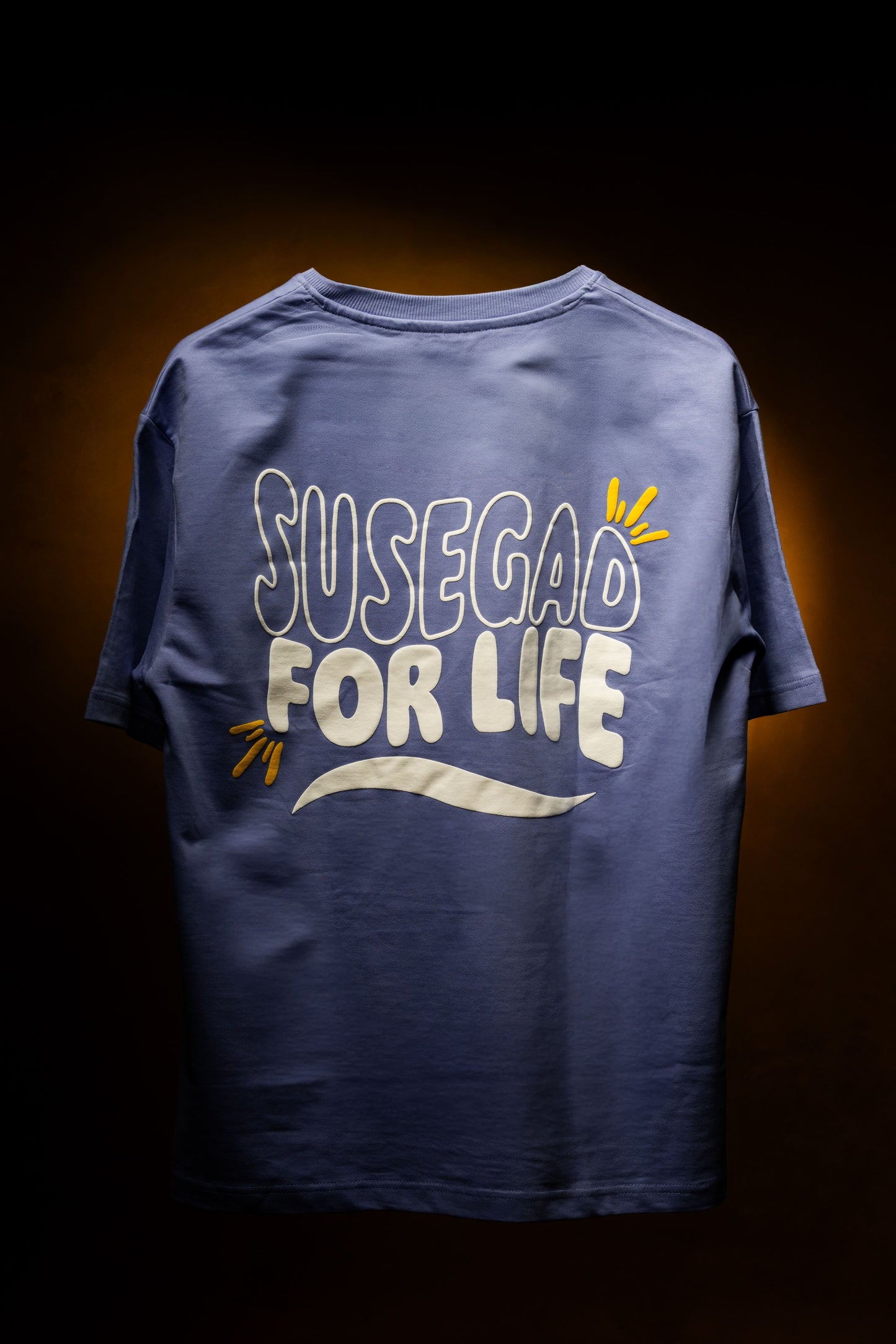 Ultra Premium Susegad For Life Tee – Pale Blue| Puff Print Unisex Fit