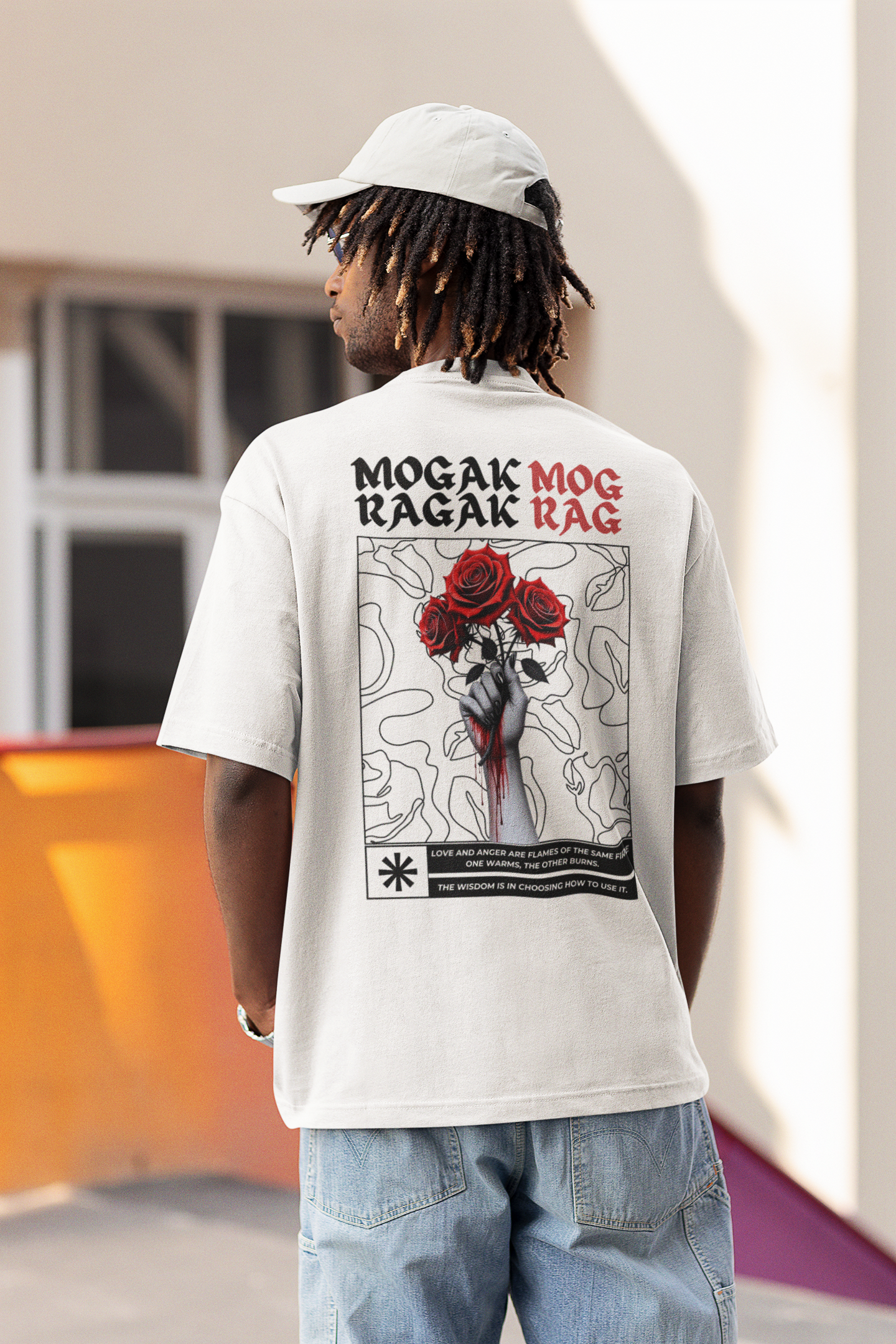 Mogak Mog Ragak Rag Regular oversized t-shirt