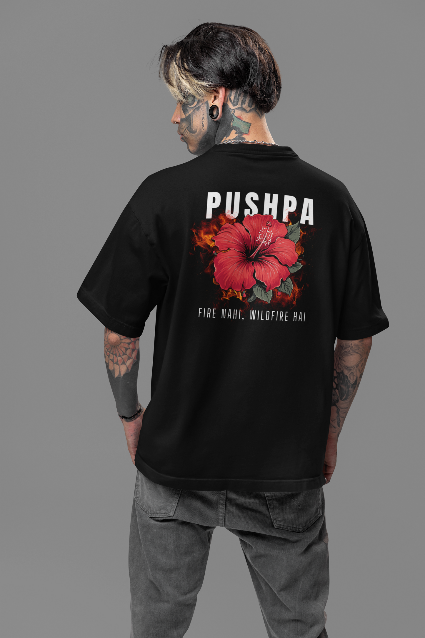 Pushpa - Fire Nahi Wildfire Hai Oversized t-shirt