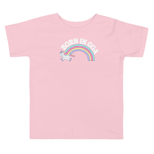 Toddler Born In Goa Short Sleeve Tee