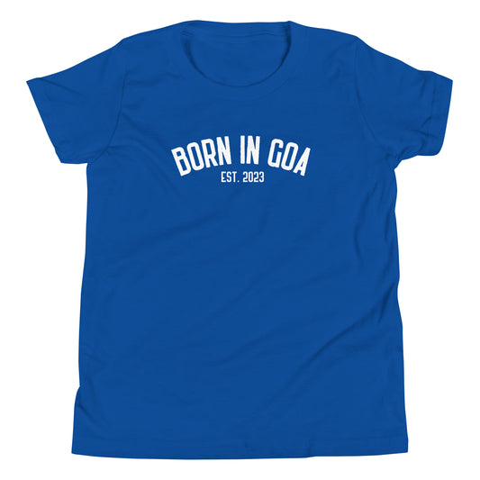 Born In Goa Youth Short Sleeve T-Shirt